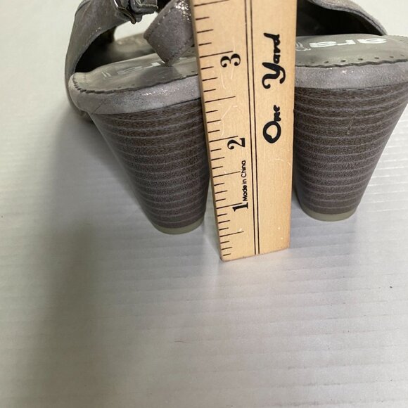 Luftpolster Ara Womens Pewter 2 1/2" Heel Sling Back Size 10.5 - Picture 11 of 12